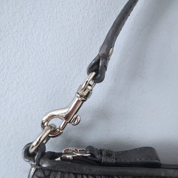 Coach 70th Anniversary Madison satin quilted chevron demi pochette EUC # - Picture 4 of 7